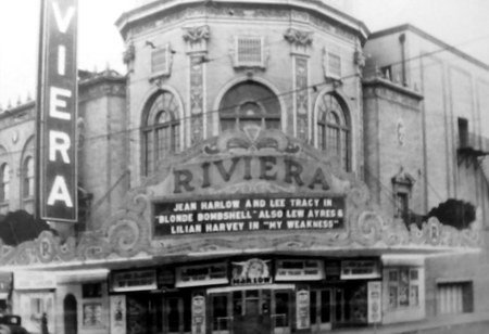 Riviera Theatre - Marquee View (newer photo)